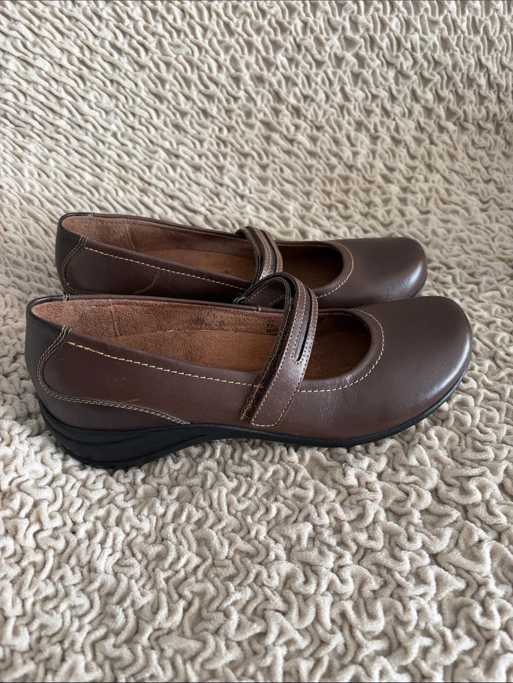 Hush Puppies Brown Mary Jane Espadrilles